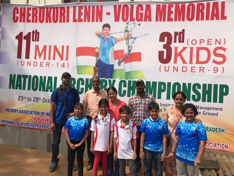 11th mini National Archery Championship held at Vijayawada Andra pradesh
