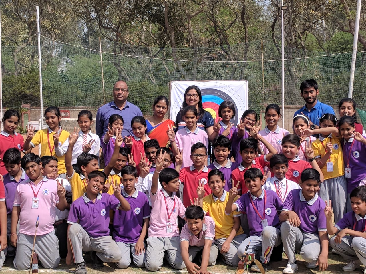 Archery Camp at Red Roses School Gurgoan