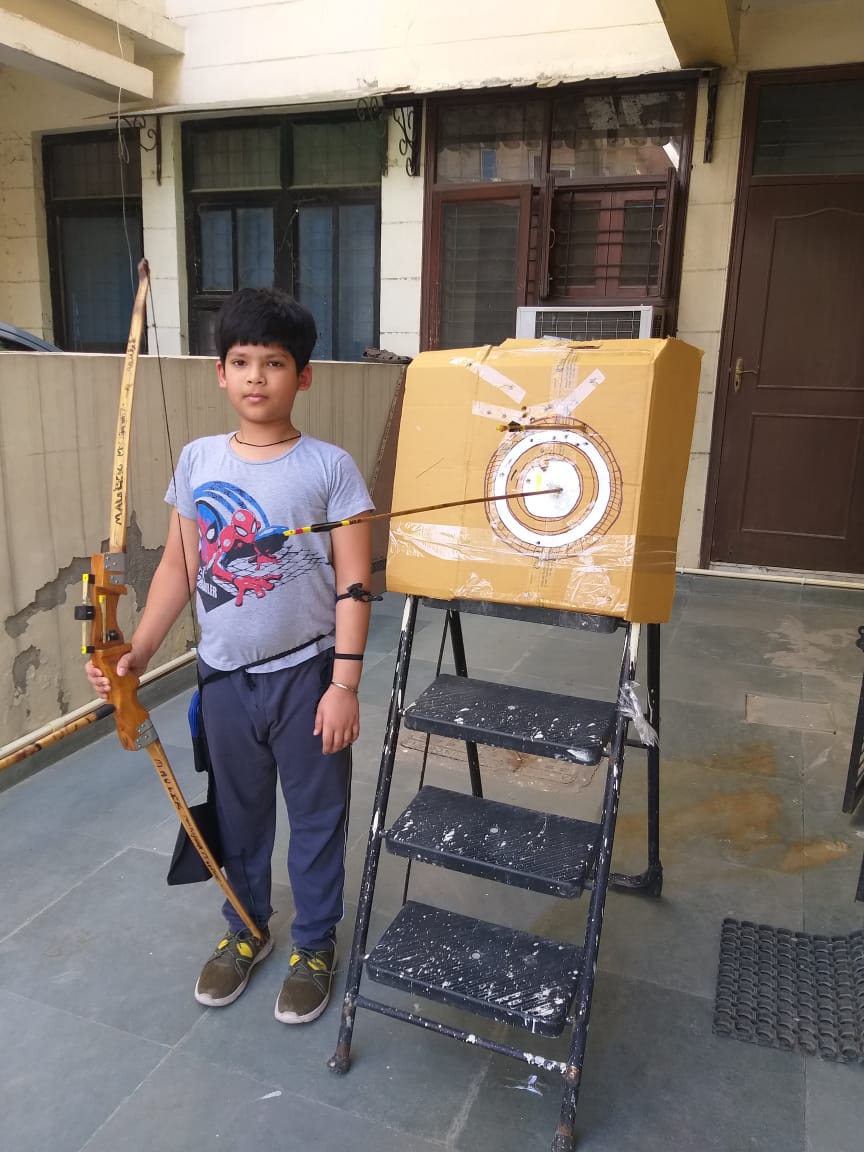 Enjoy Archery at Home  | Home Made Target stand | Indian Bow